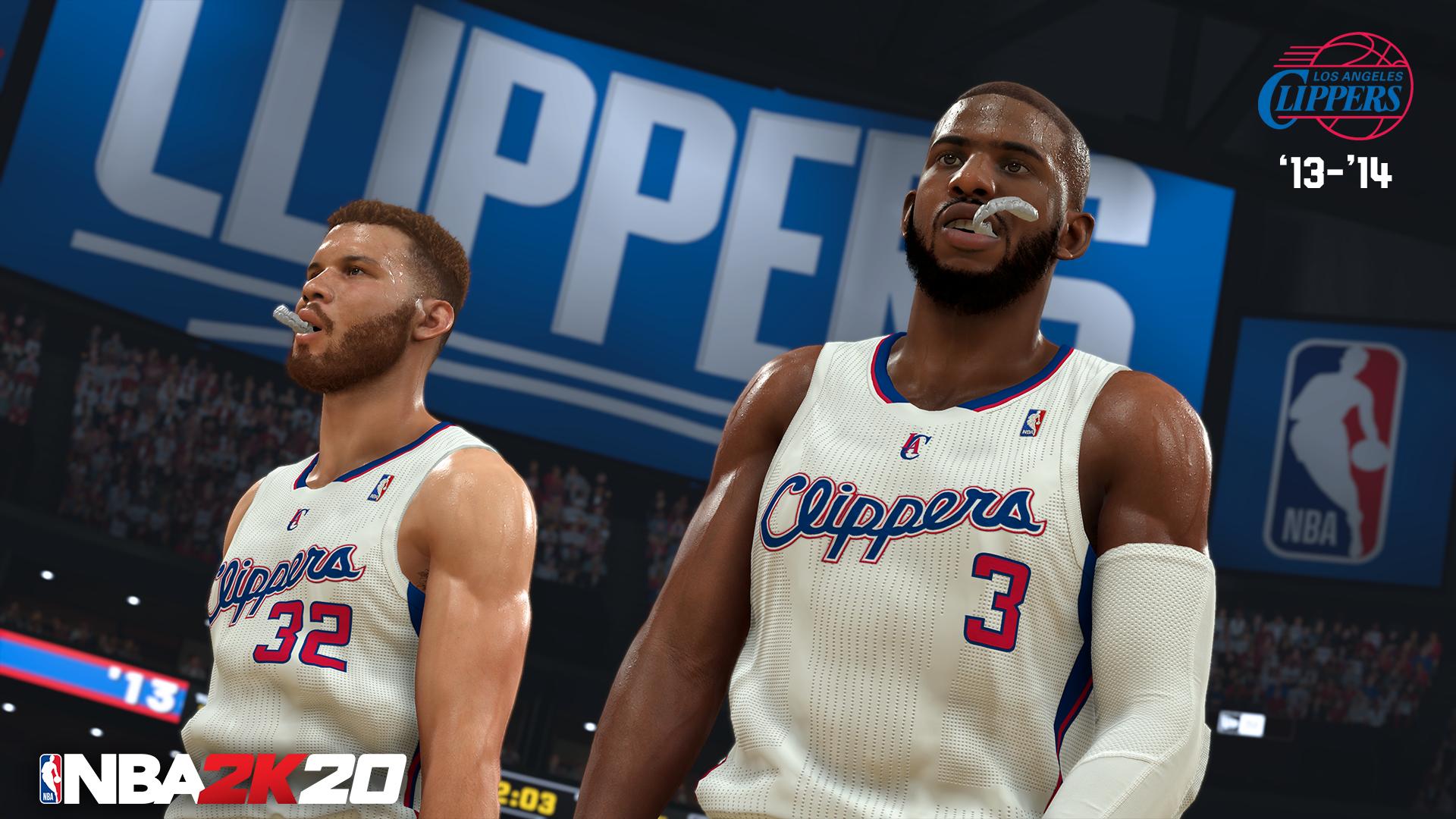 nba2k14怎么空接(《NBA 2K20》官方公布新加入6支经典球队：16骑士上线)