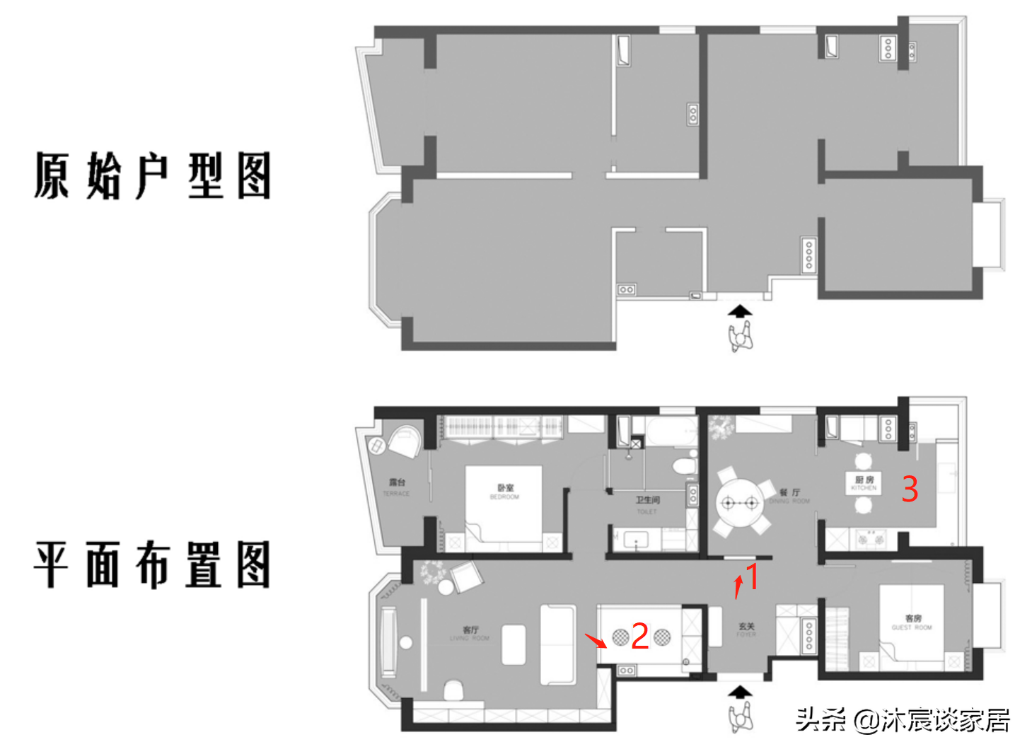 她家澄净素雅，不过度装修简单又大方，让家成为温暖治愈的居心地
