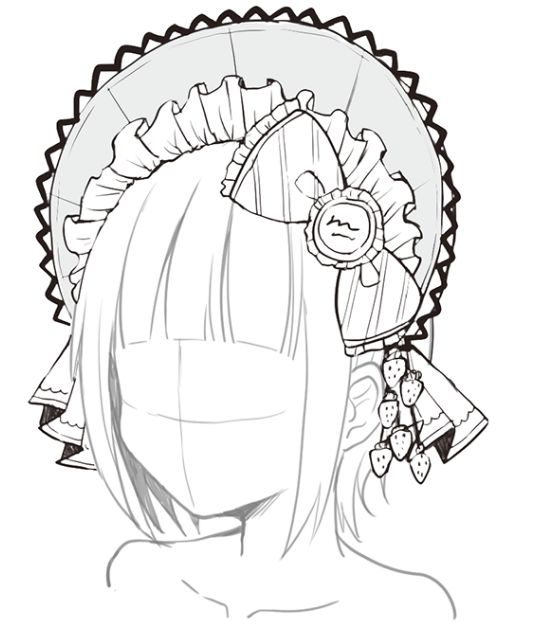 甜美系洛丽塔的要素:蓬松的荷叶边和有蝴蝶结缎带的连衣裙,公主袖的