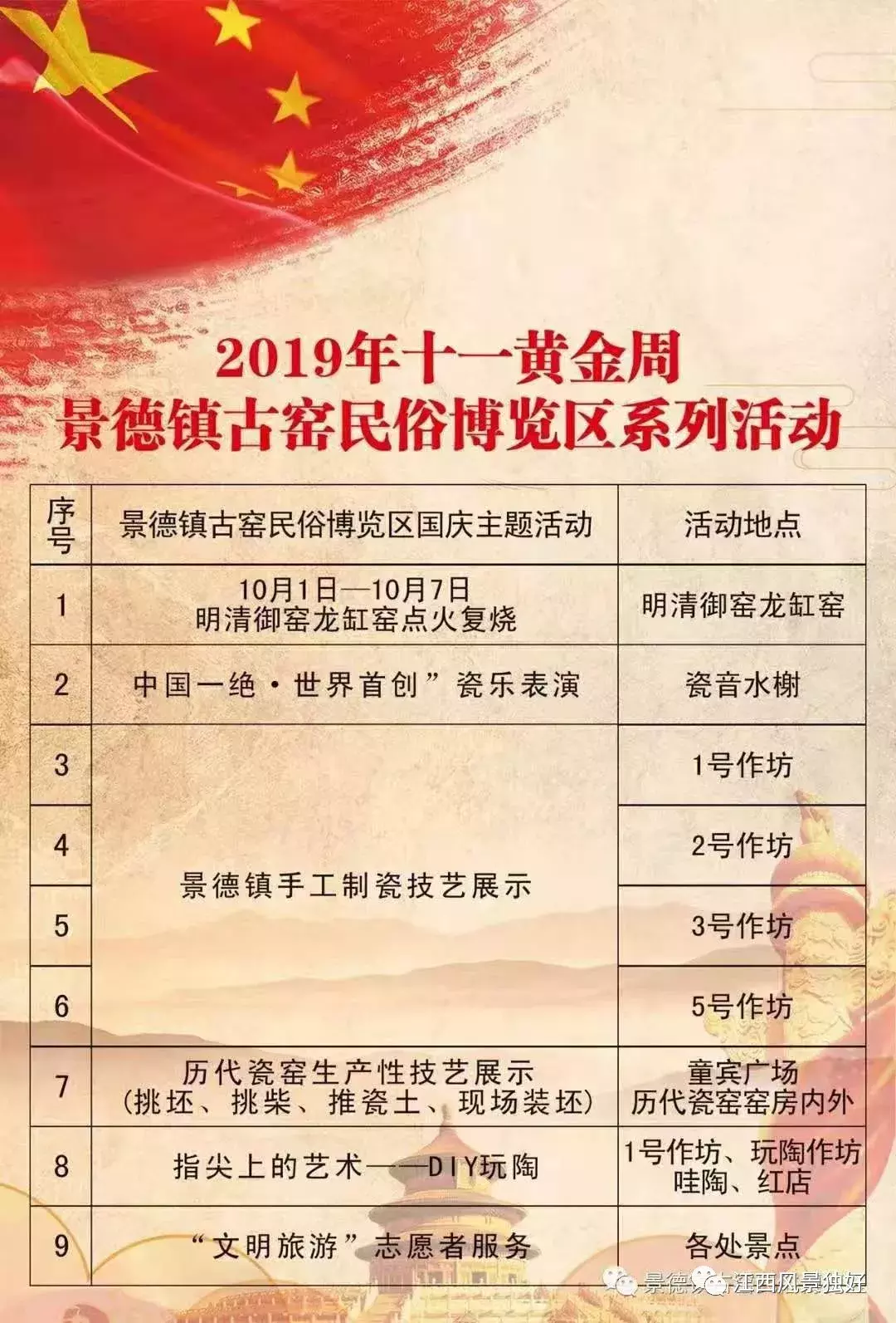 江西众多景区国庆大放价，免票、重磅活动等你来！