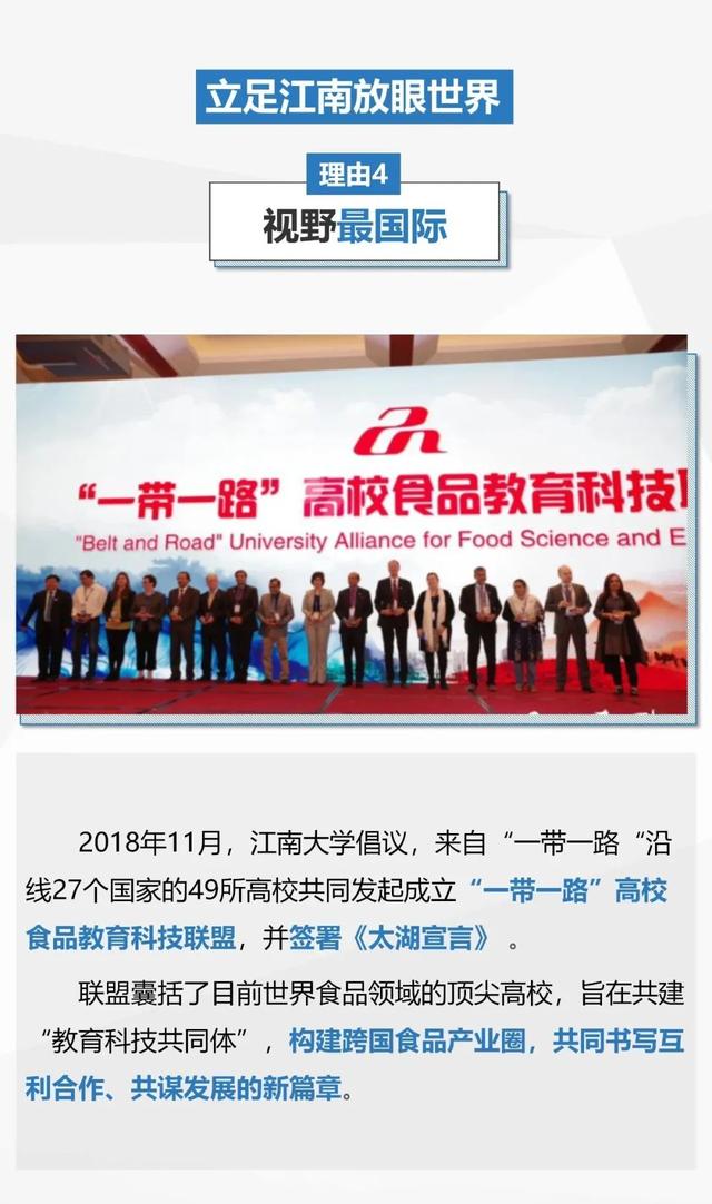 2021年选择江南大学食品学院的7个理由！附食品学院2021招生计划