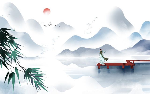 三首豁达诗词:学会放下,从此时光清浅,岁月静好