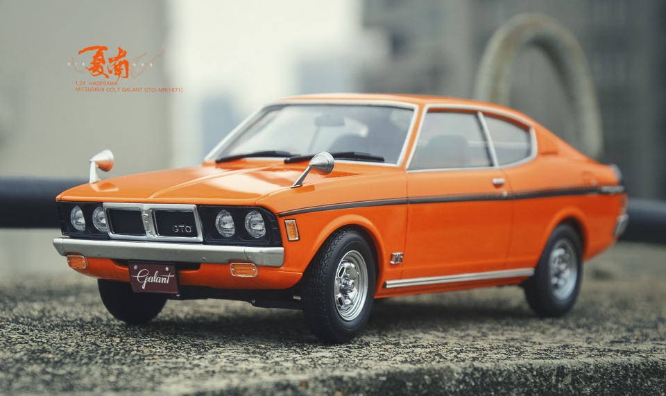 模玩秀：长谷川 1:24 三菱Colt Galant1971
