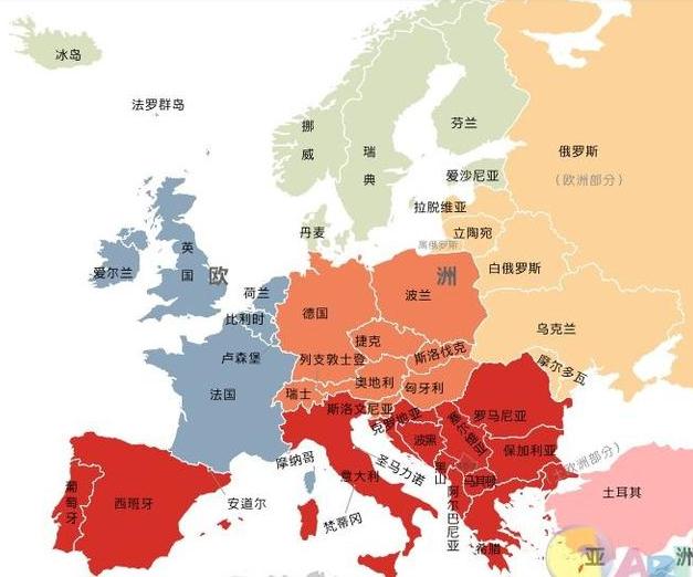 欧洲包含哪些国家 缅甸属于哪个洲的国家 - 汽车时代网