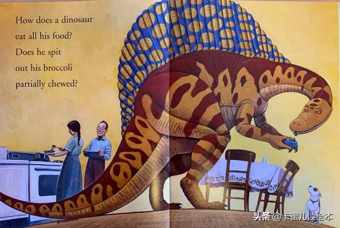 英文有声绘本How Do Dinosaurs Eat Their Food恐龙是怎么吃饭的