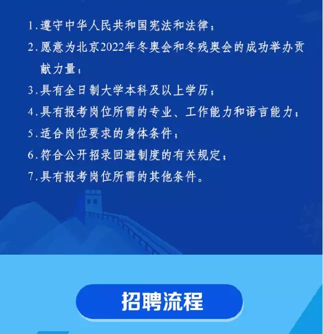 北京冬奥会招聘（北京冬奥组委开始招聘啦）