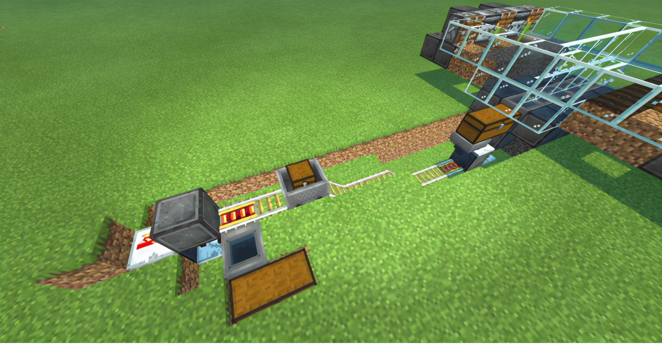 顶级教程《我的世界》全自动运输南瓜机 妈妈再也不担心我干饭啦