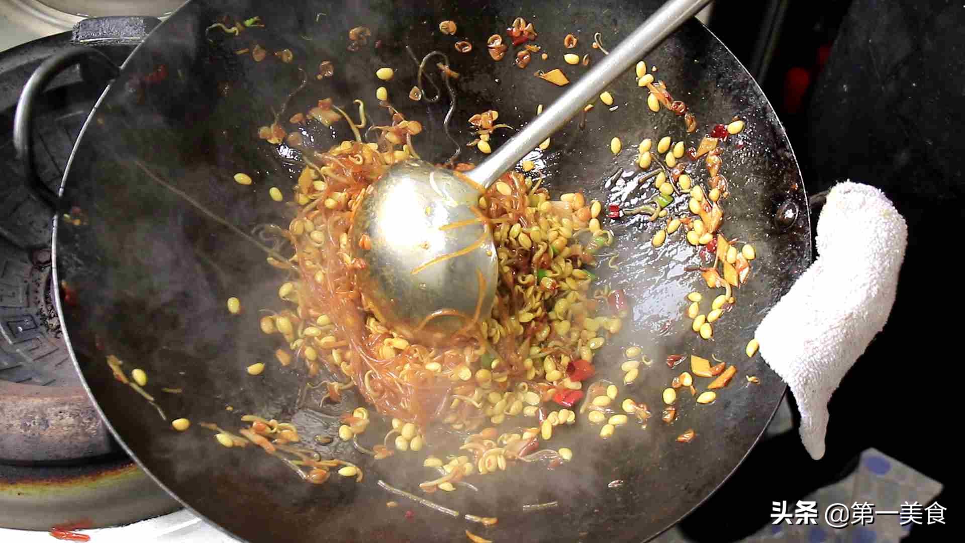 黃豆芽炒粉條的做法,黃豆芽炒粉條的做法大全