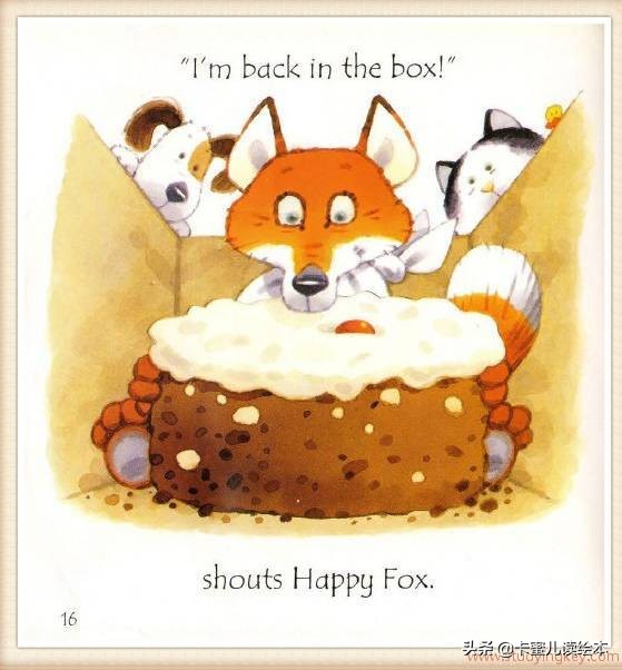 英文有声绘本故事《Fox on a box》箱子上的小狐狸