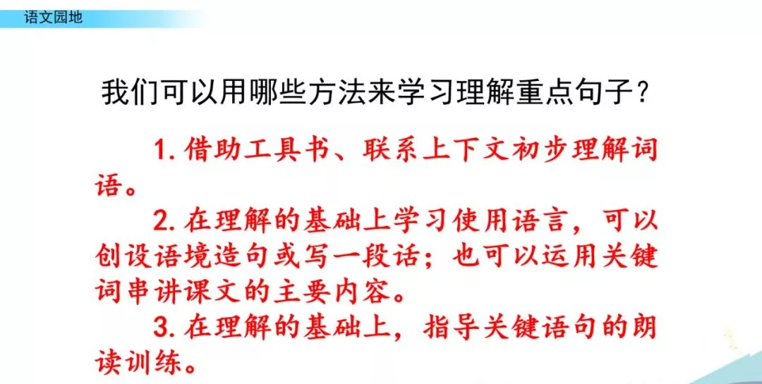 部编版四年级下册口语交际、《语文园地一》单元知识点+图文讲解
