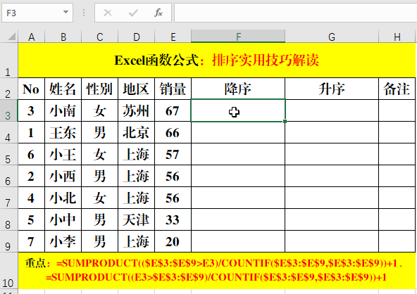 Excel自学教程：排序技巧都不掌握，那就真的Out了