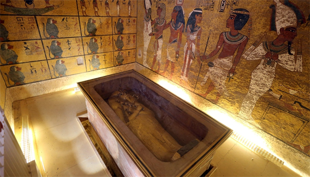 埃及法老图片(法老图坦卡蒙墓地发掘现场) - 赤虎壹号