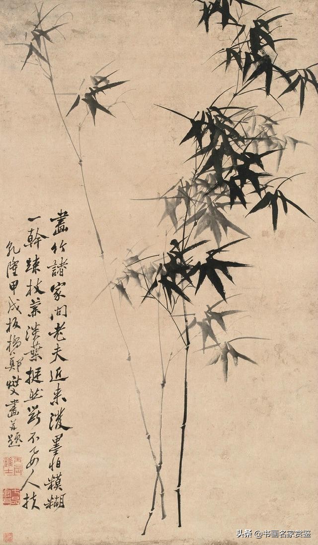 千古名篇《文与可画筼筜谷偃竹记》附清.扬州八怪之首郑板桥画竹