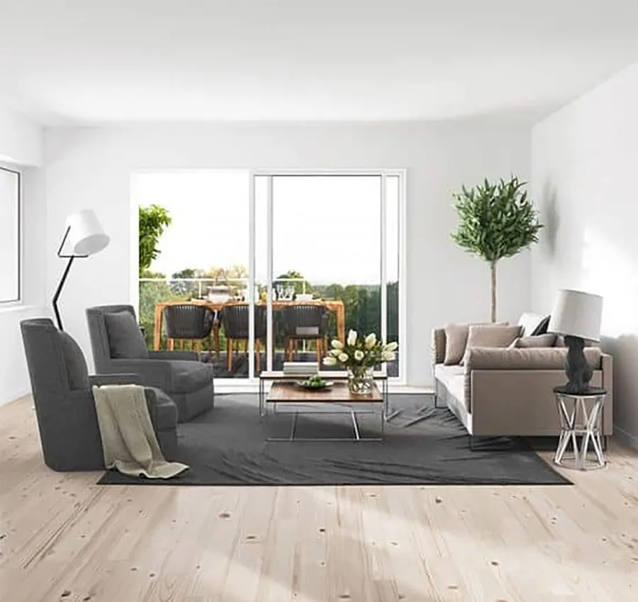 他家10㎡客厅好大！全靠布局技巧，大沙发放上还是宽敞