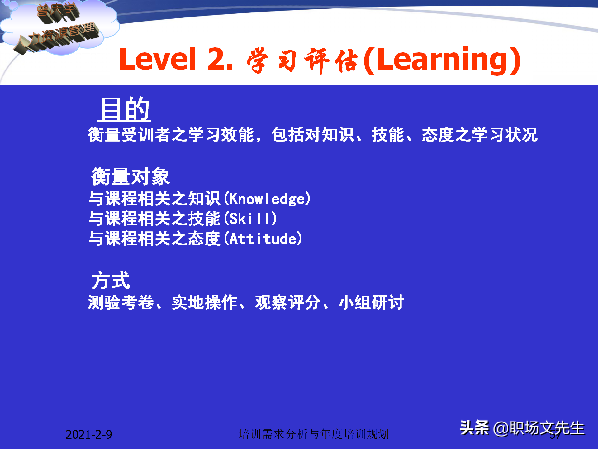 企业竞争的本质是人的竞争，142页培训需求分析与年度培训规划