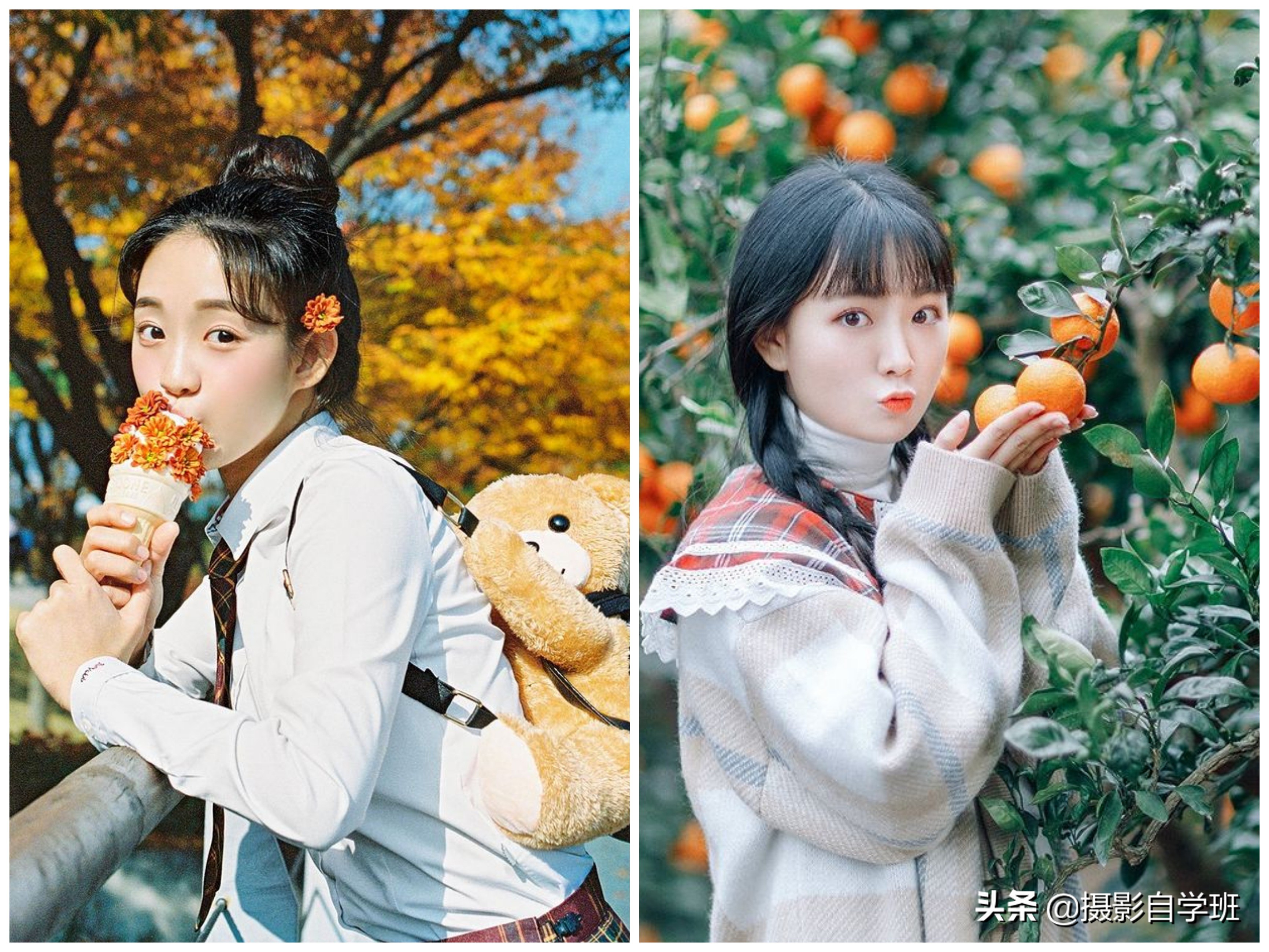 拍照片没姿势可摆，这10个人像摄影案例帮你，摆姿和表情全讲解