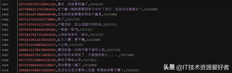 用Python爬取六大平台的弹幕、评论，看这一篇就够了