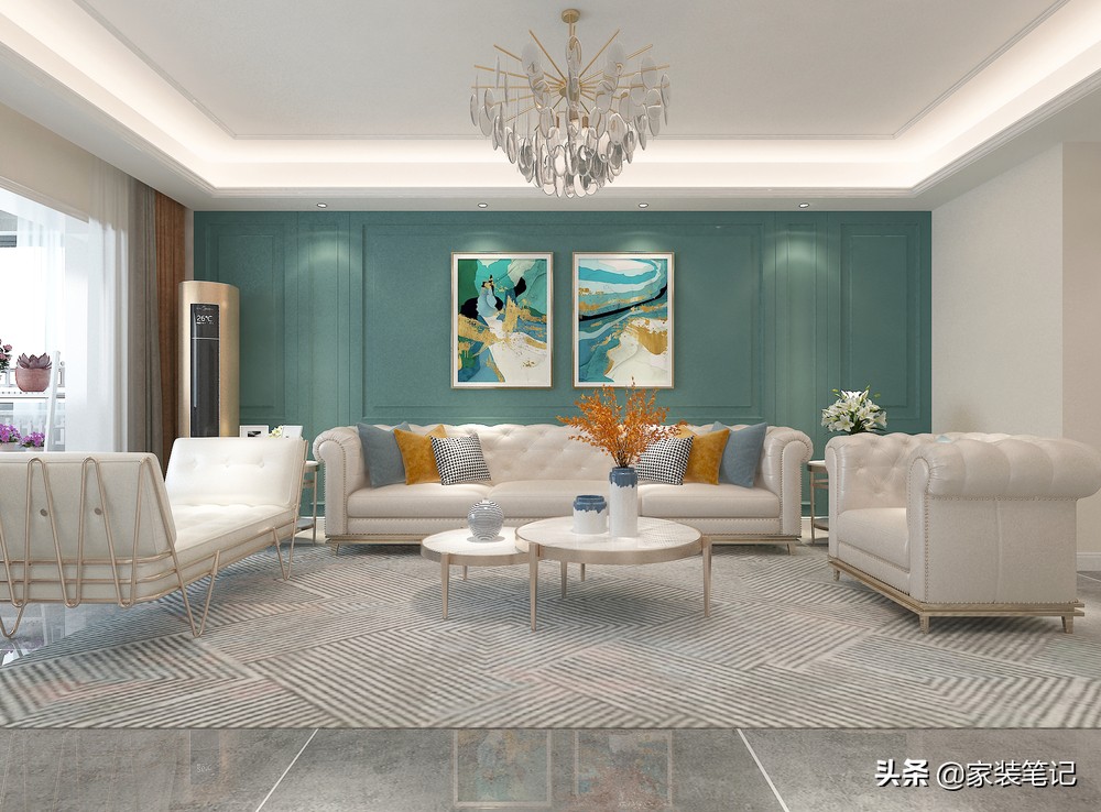 看了这套简约美式风格后，我发现简单才是最耐看的，值得装修学习