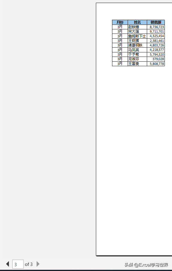 Excel 分类打印 – 按分类打印在单独的纸上