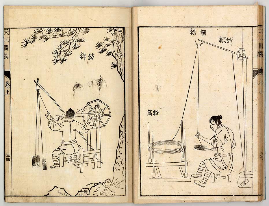 中国17世纪的工艺百科全书(明代宋应星的天工开物)
