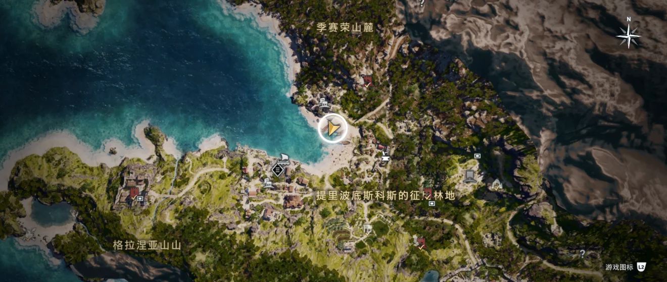 《刺客信条：奥德赛》全谜题陶片地图位置一览