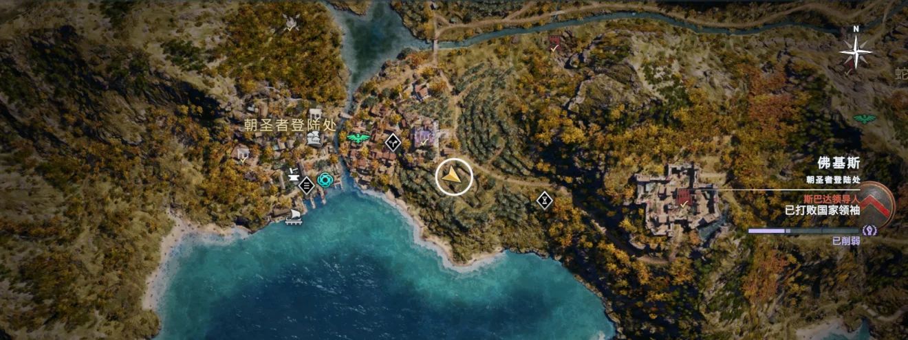 《刺客信条：奥德赛》全谜题陶片地图位置一览
