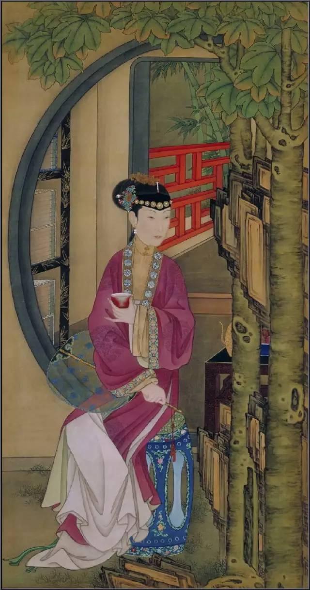 清宫旧藏美人图，探究后宫女子生活缩影