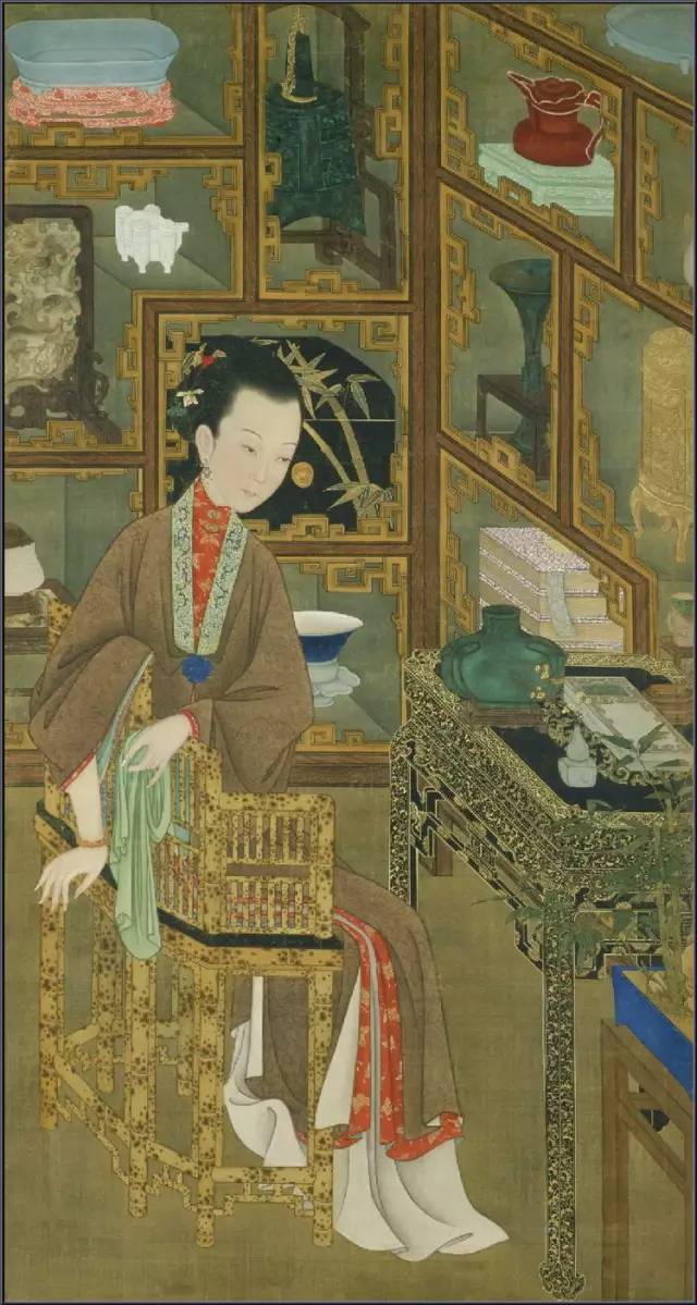 清宫旧藏美人图，探究后宫女子生活缩影