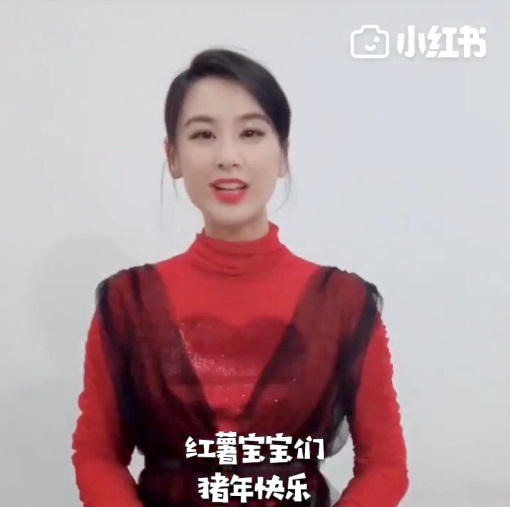 黄圣依晒本命年萌猪装备 时尚喜庆获追捧