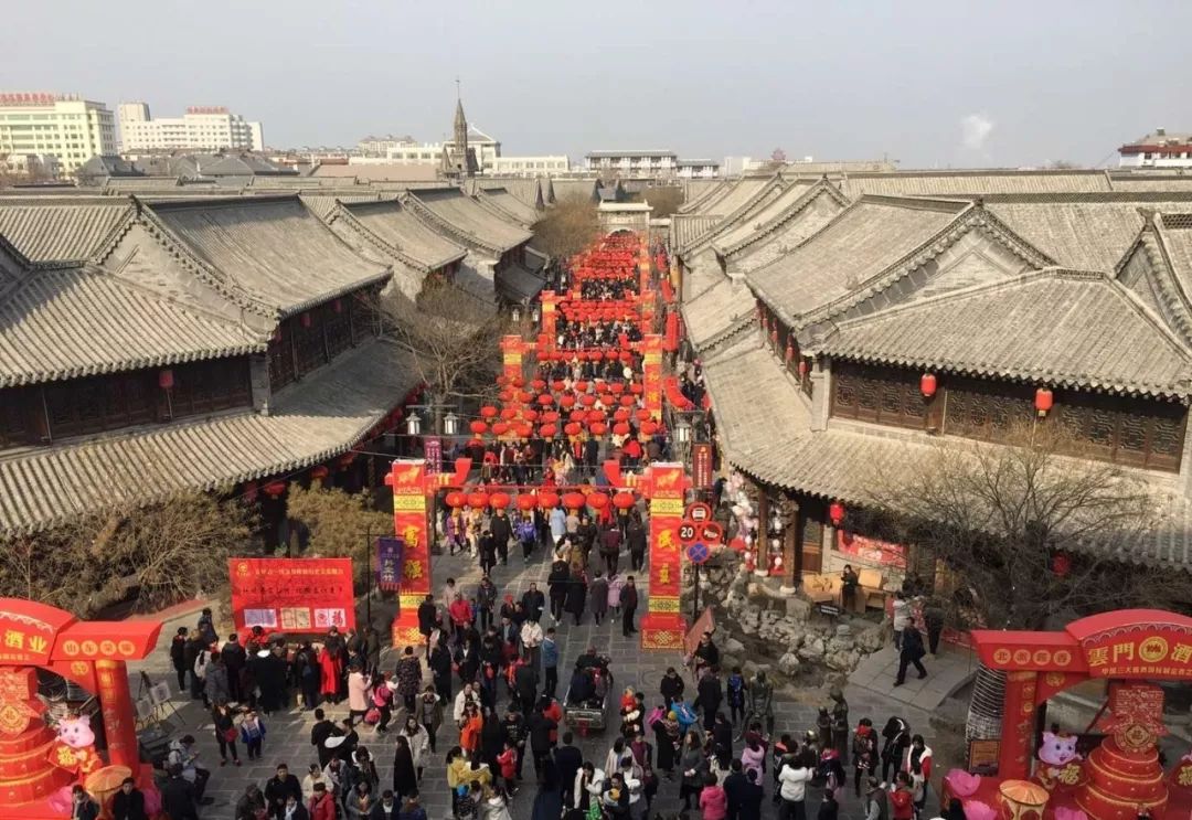 青州古城春节庙会图片