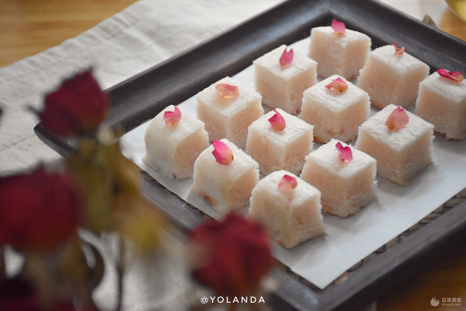 玫瑰花糕 #精品菜谱挑战赛