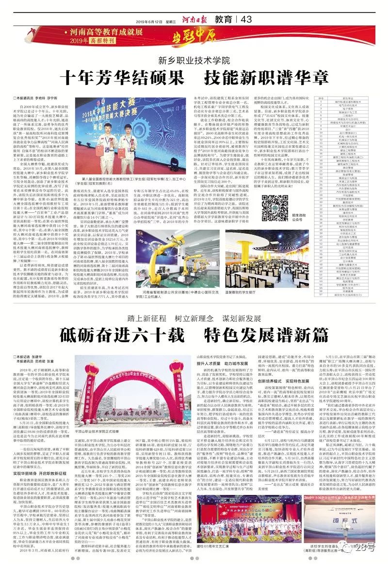 2019最全高考指南出炉！《河南日报》32版《高招特刊》全景展示河南高等教育成果｜教育