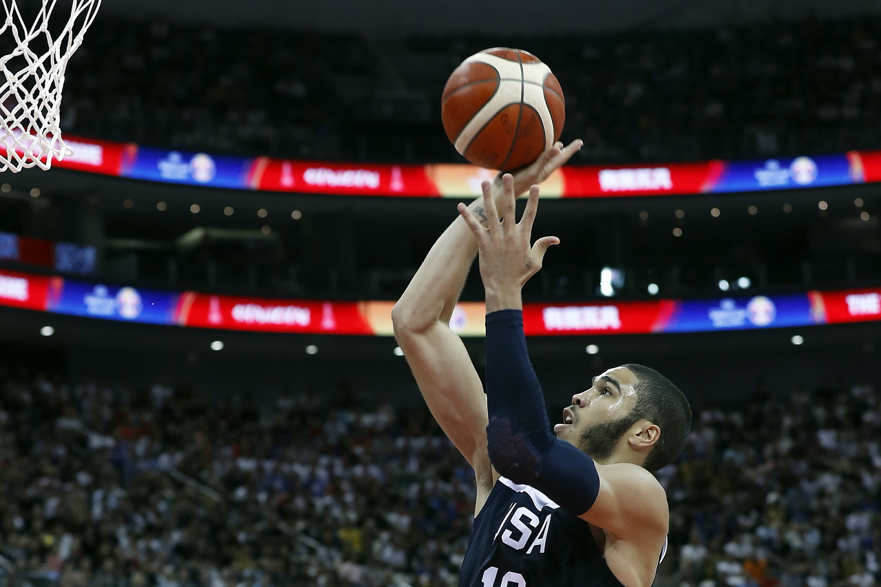 美国男篮世界杯塔图姆(FIBA盘点男篮世界杯10大新星：塔图姆八村塁在列)