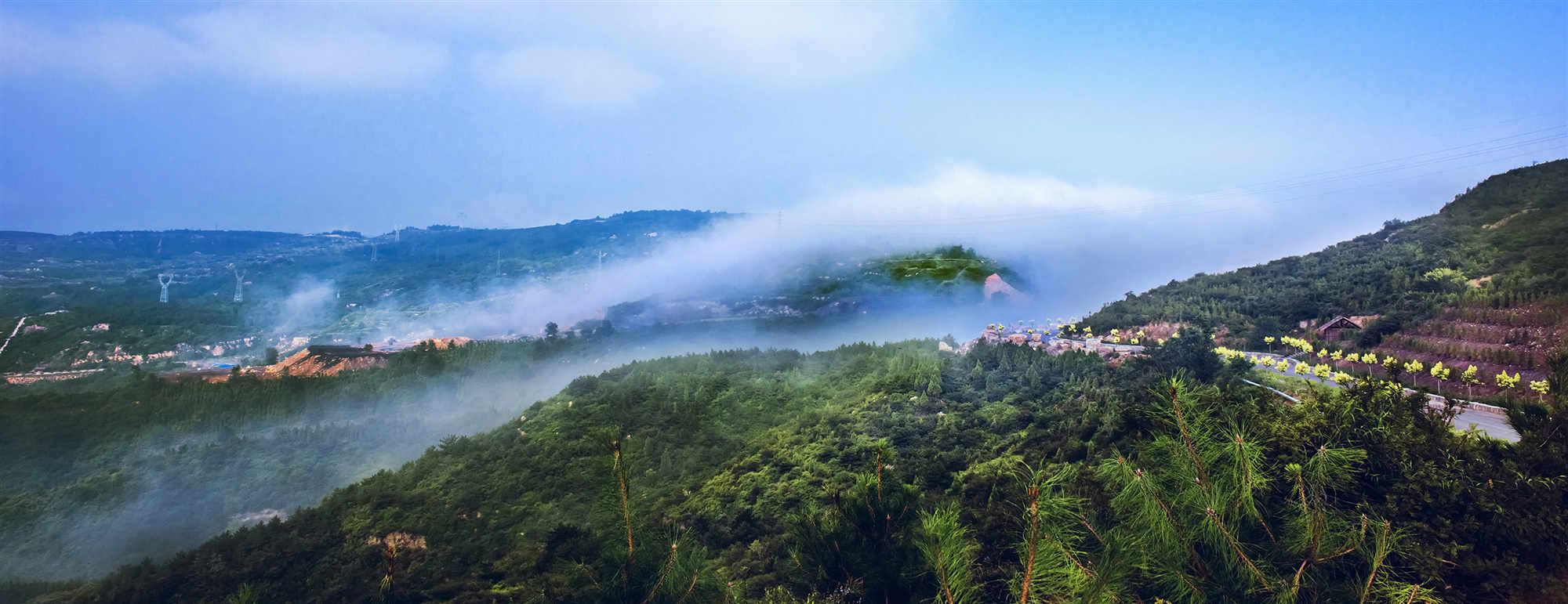 太原玉泉山森林公园山西玉泉山
