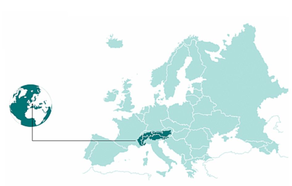 阿尔卑斯山在哪个国家境内，阿尔卑斯山脉面积范围