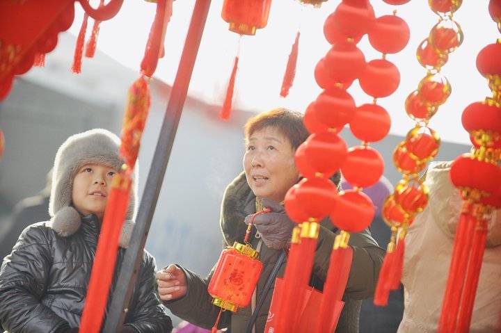 这就是山东丨济南泺口民俗大集开集咯！来这里感受一下年味儿吧