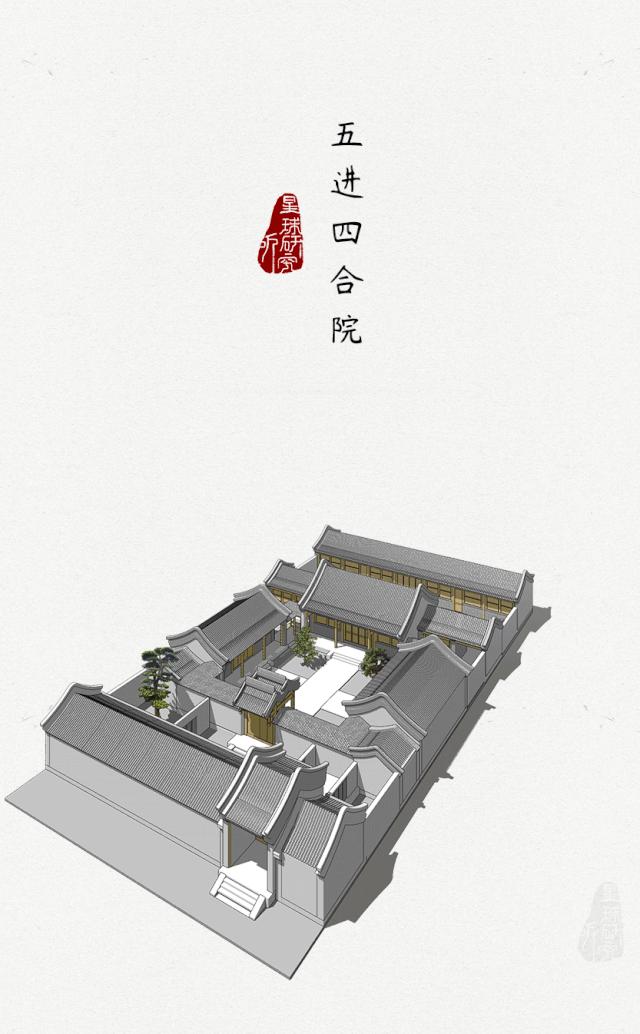 十三进院稀松平常正所谓"庭院深深深几许"而且他们将四合院进行排列
