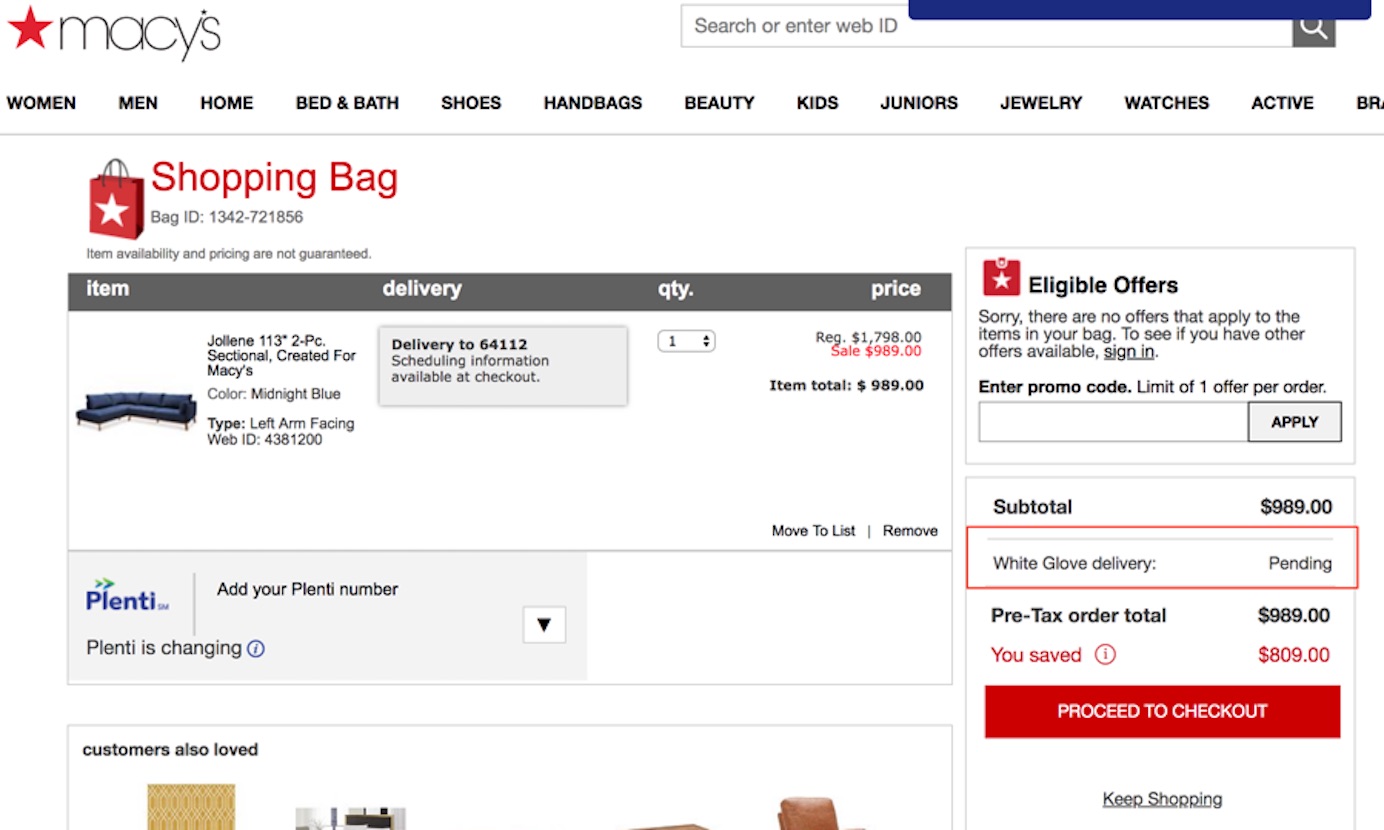 在电商网站上，税款、服务费和运费如何显示