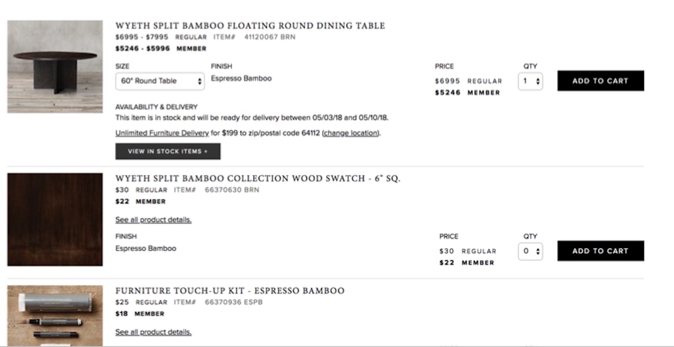 在电商网站上，税款、服务费和运费如何显示