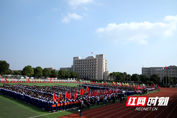 澧县职业中专第26届田径运动会开幕