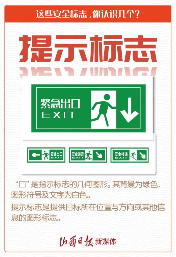海报｜这些安全标志，你认识几个？