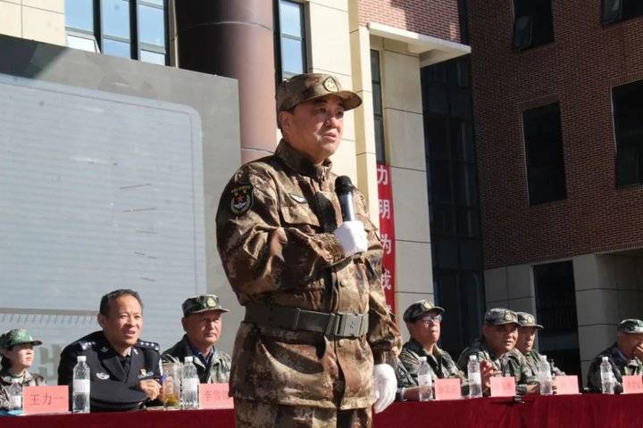 霸气超燃！山东力明科技职业学院新生军训成果汇报