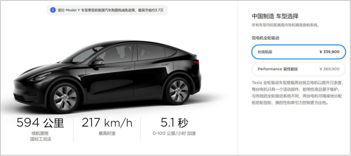 33.99万元的特斯拉Model Y，是否冲击了蔚来ES6？