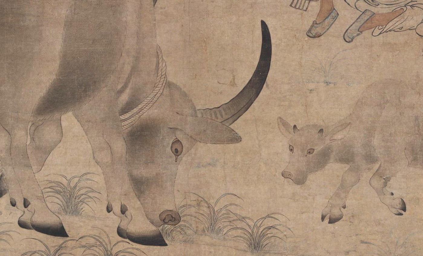 看这些形神兼备的牛：历代名迹中的五牛图牧牛图