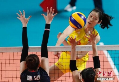 2019女子排球世界杯美国队(中国女排完胜美国女排，豪取七连胜)