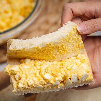 简单早餐蛋黄酱三明治比卖的还好吃，简单易做味道棒