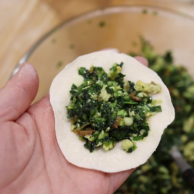 韭菜雞蛋蝦皮餃子餡的做法(和飯店大廚相比只差這一步)