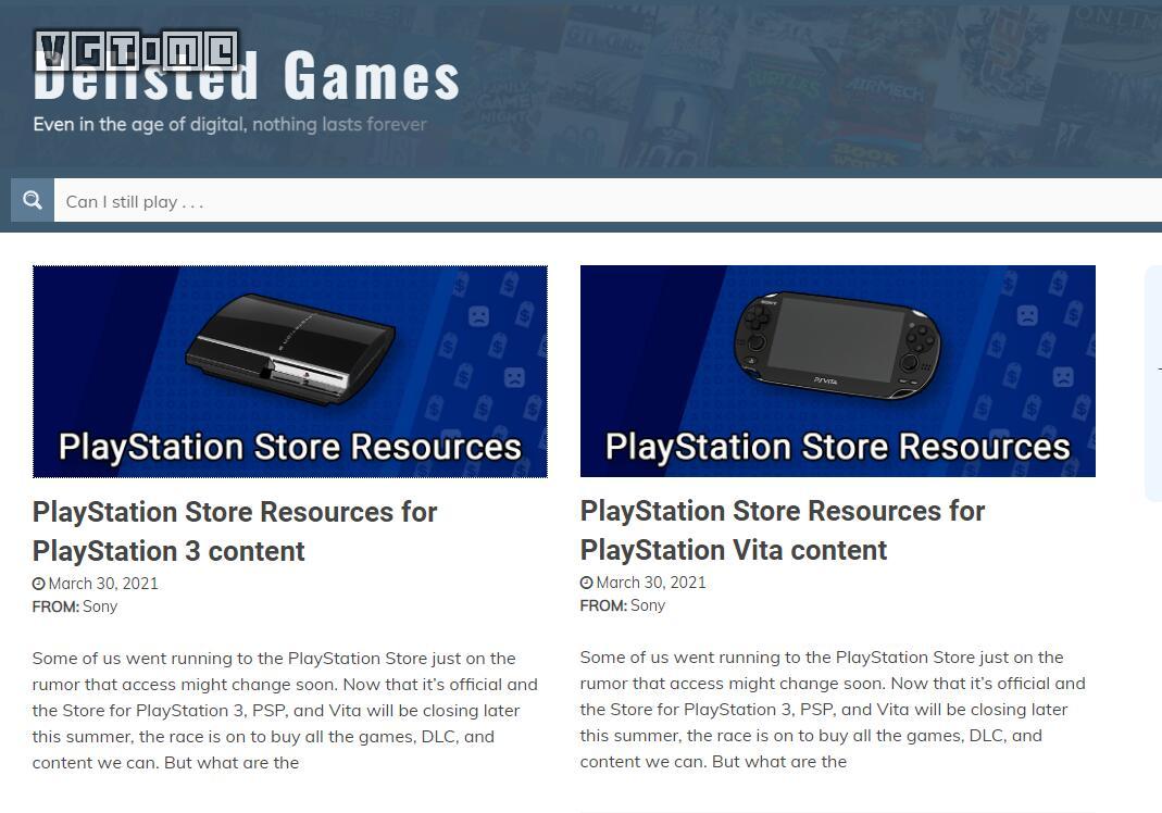 趕在PSV/PSP/PS3商店消失前“搶救”游戲的人們