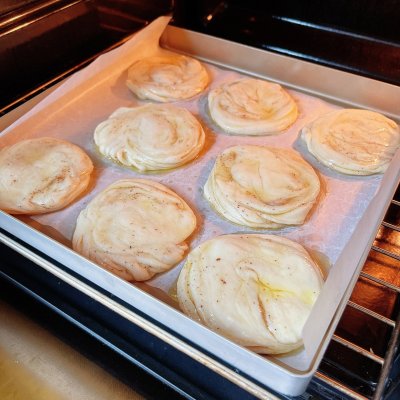 烤箱烧饼的做法及配方(烤饼最简单的做法) 9