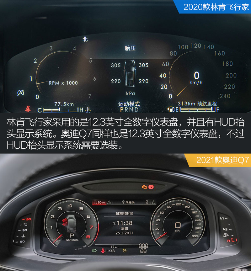 70万中大型SUV之争，林肯飞行家对比奥迪Q7